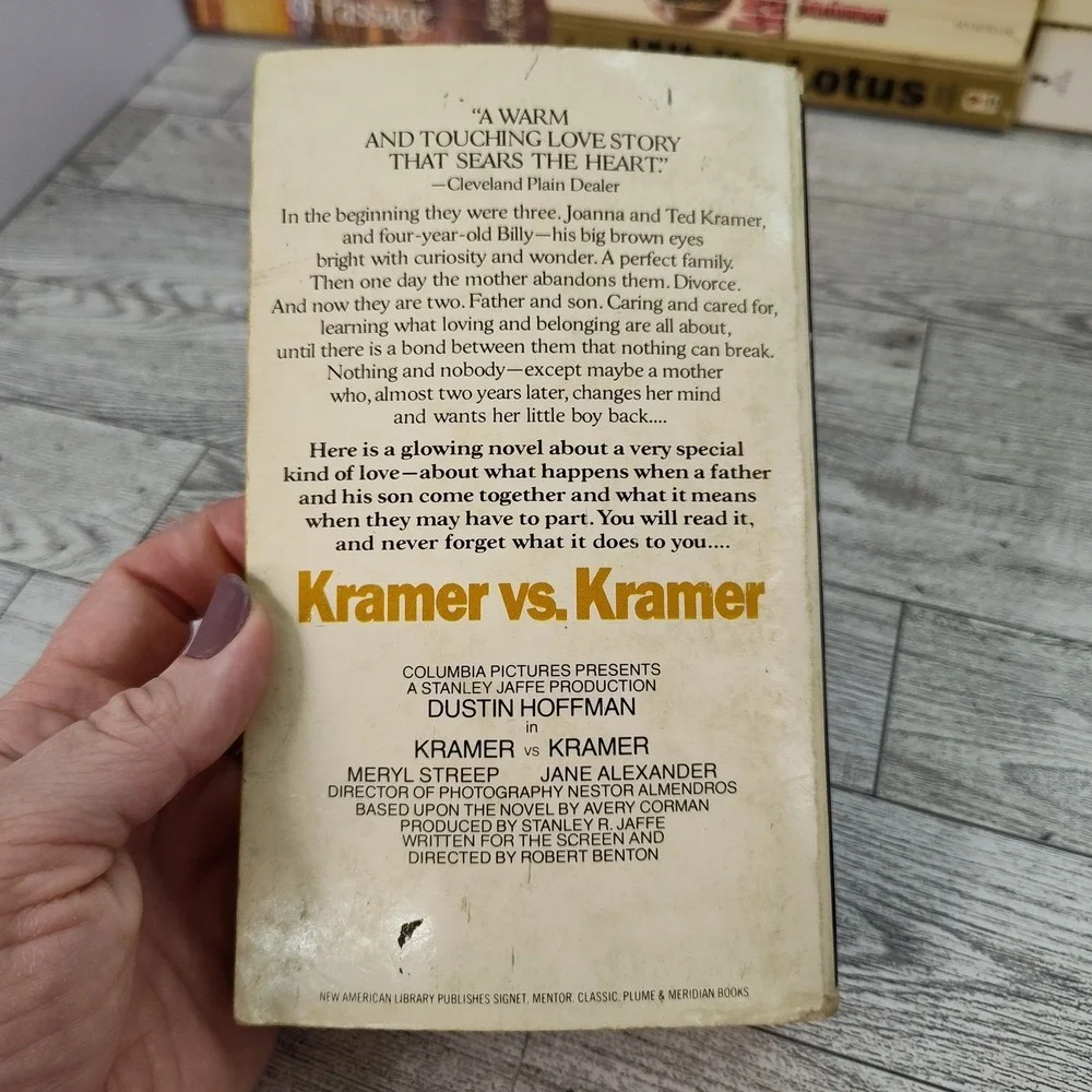 Book Of The Month kramer vs
